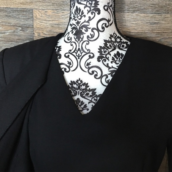 Vintage 60s 70s dress Union label sz M/L Henry Lee blazer black VTG 1970s retro - Picture 11 of 16